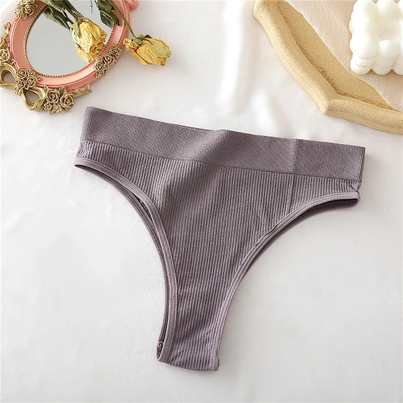 3 Pack Panties Seamless High Waisted Underwear Women Comfortable Underpants Briefs Undies