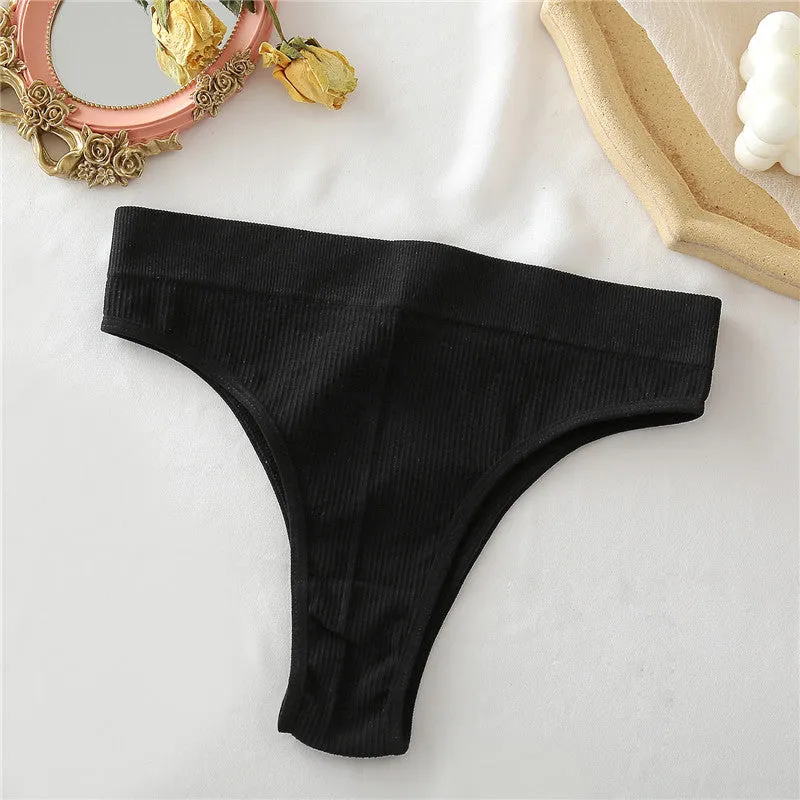 3 Pack Panties Seamless High Waisted Underwear Women Comfortable Underpants Briefs Undies