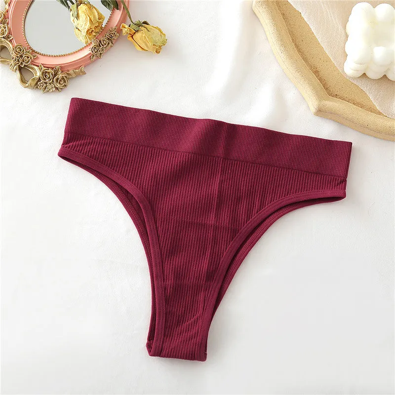 3 Pack Panties Seamless High Waisted Underwear Women Comfortable Underpants Briefs Undies