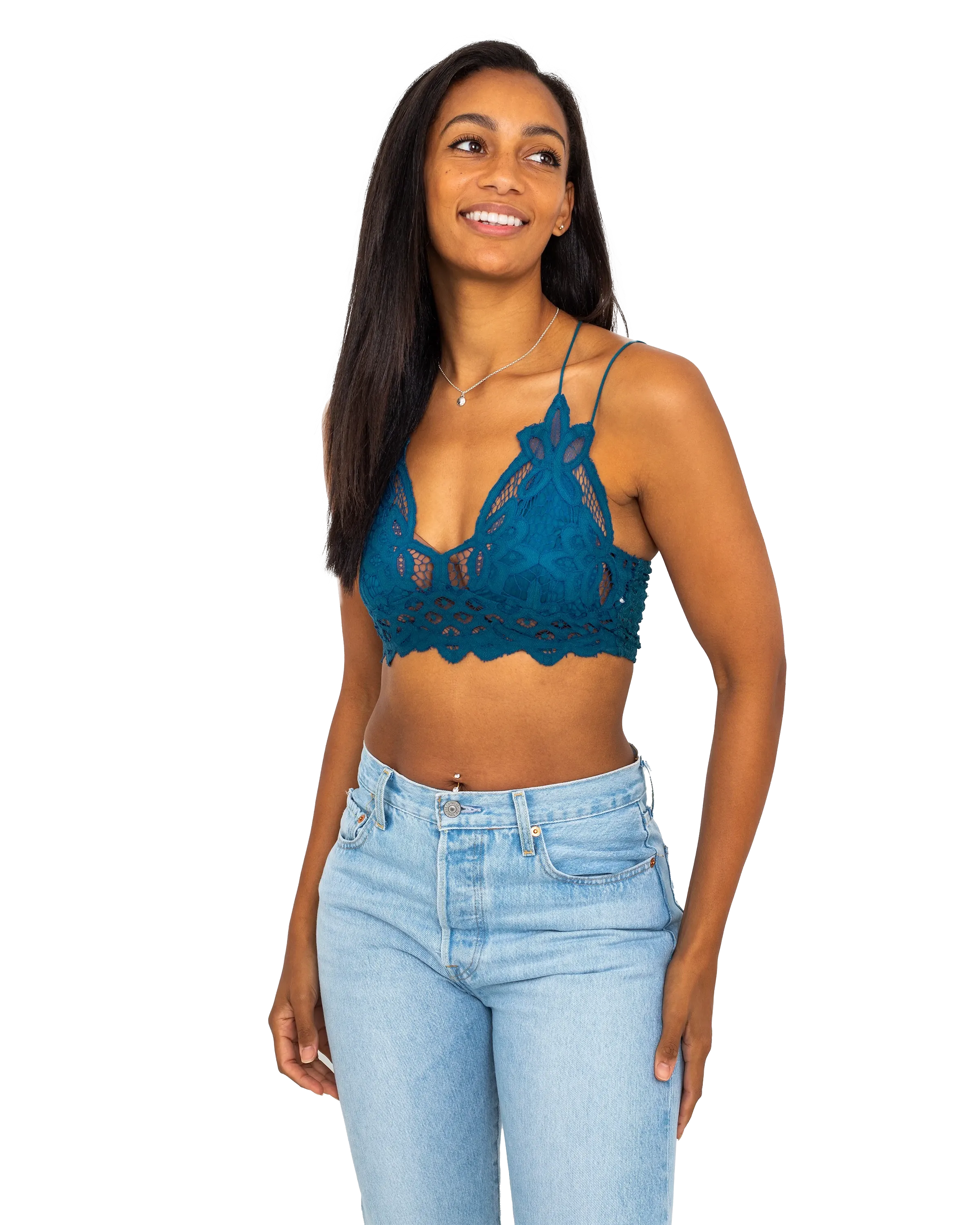 Adella Bralette in Night Swim