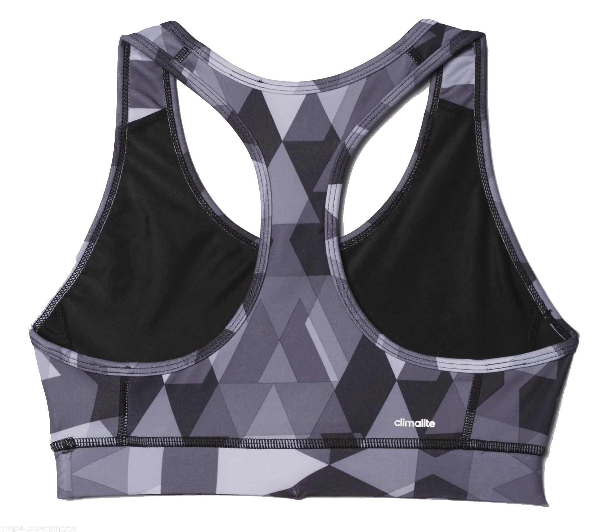 Adidas Techfit Printed Bra - Black/Print/Matte Silver(AJ0539)