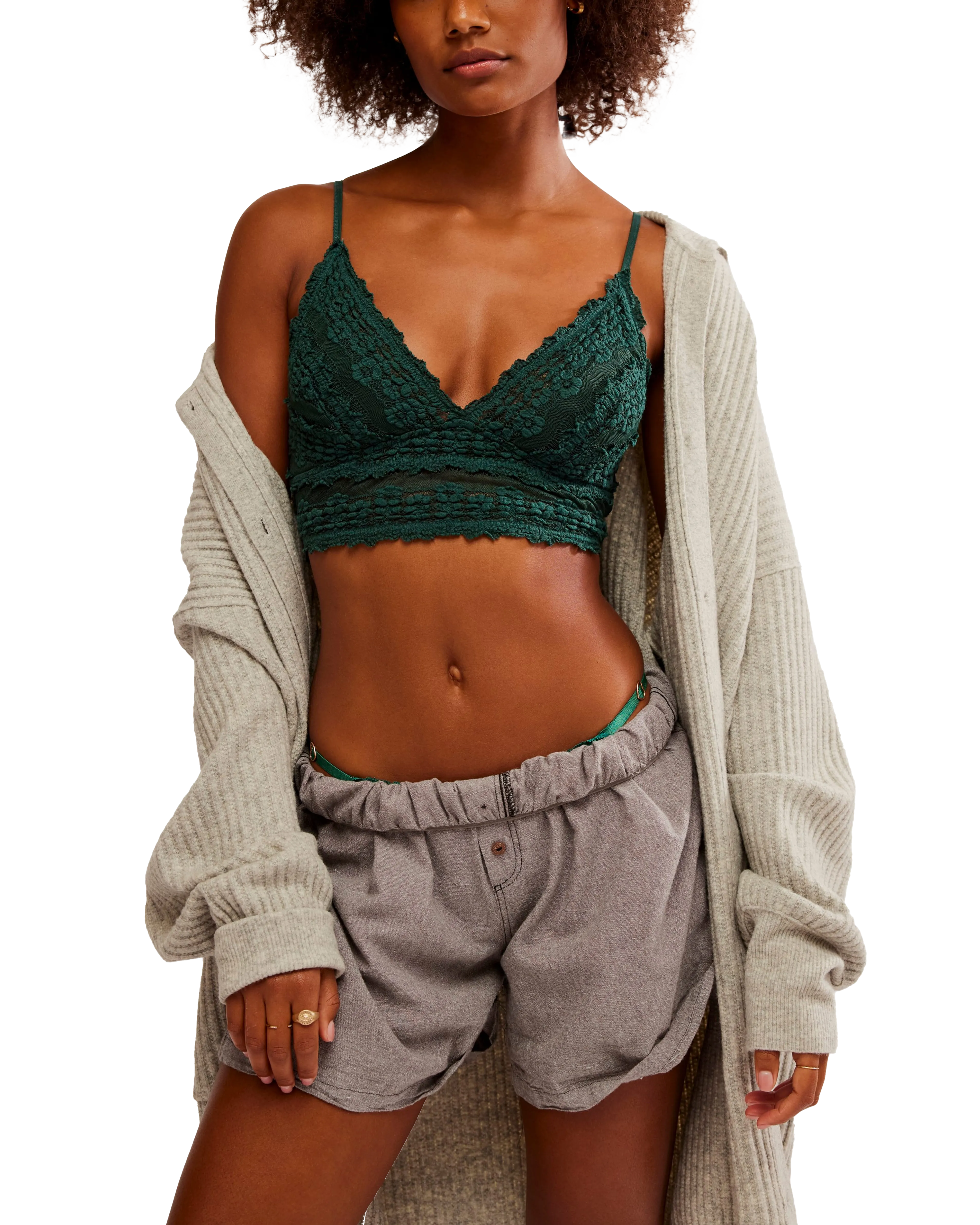 Amina Bralette in Pine