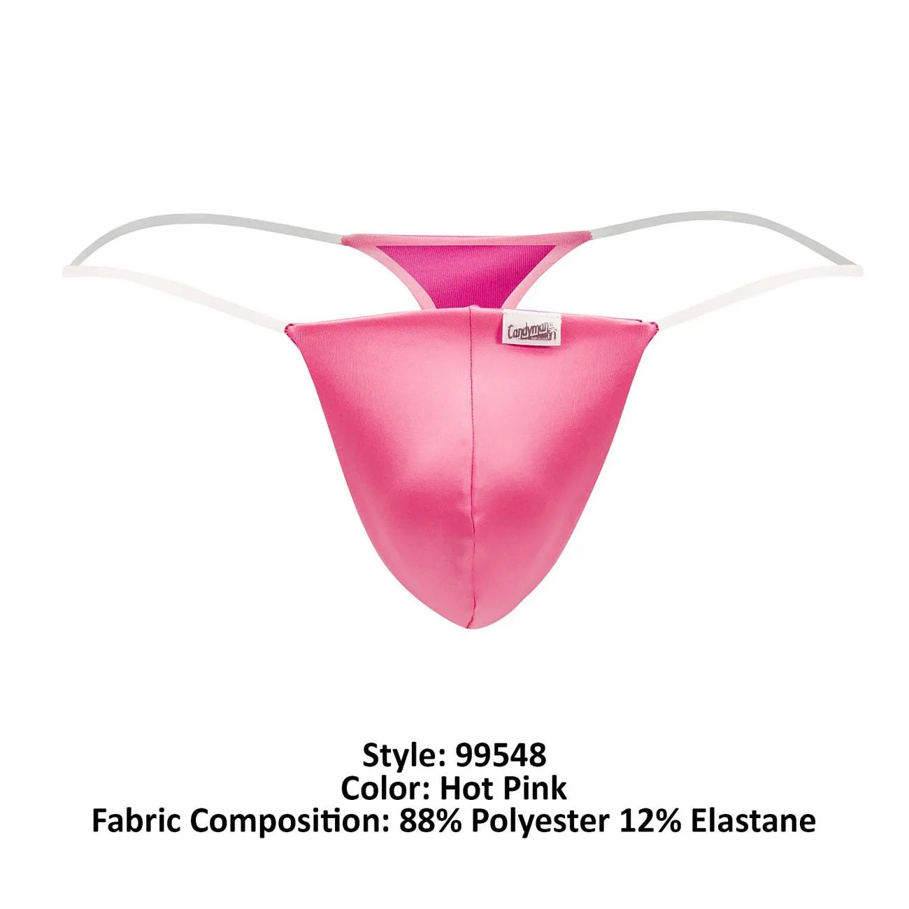 CandyMan 99548 Invisible Micro Thongs Color Hot Pink