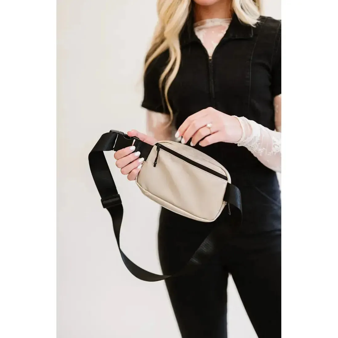 Chic Meadow Crossbody Belt Bag