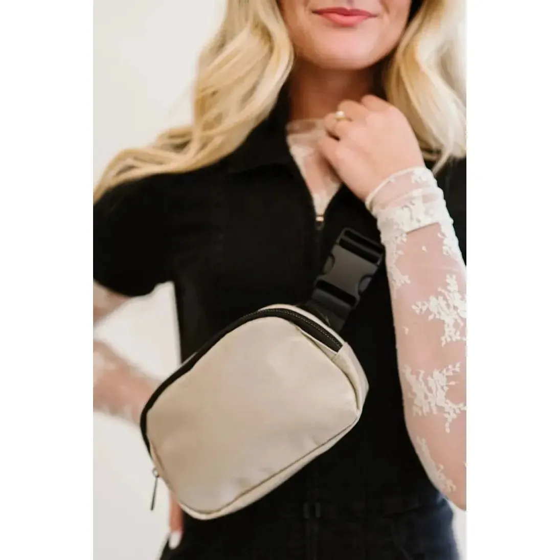 Chic Meadow Crossbody Belt Bag