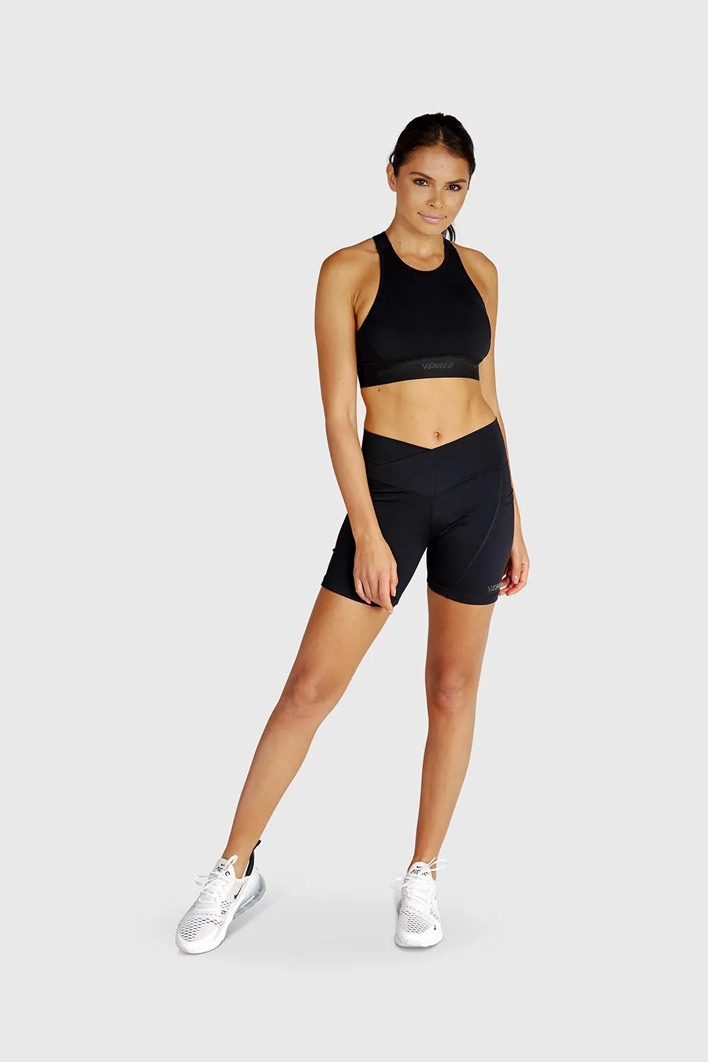 ESSENTIAL HIGH NECK SPORTS BRA