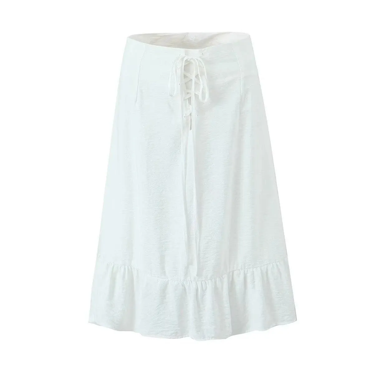 French Chic Shoelace Skirt Two-piece Set Bows