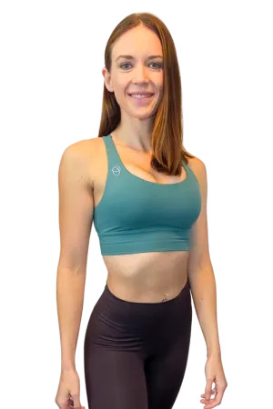 Genesis Ink Green Sports Bra