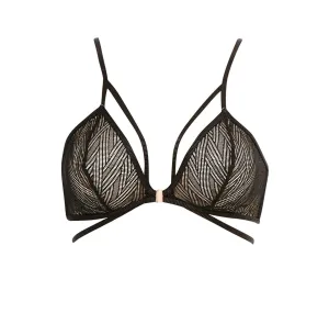 Geometric bralette [Black]