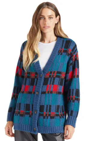 Grandpa Chic Ferriss Cardigan - Joe Blue