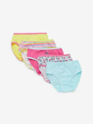 HOP Kids Multicolour Briefs Pack Of Five