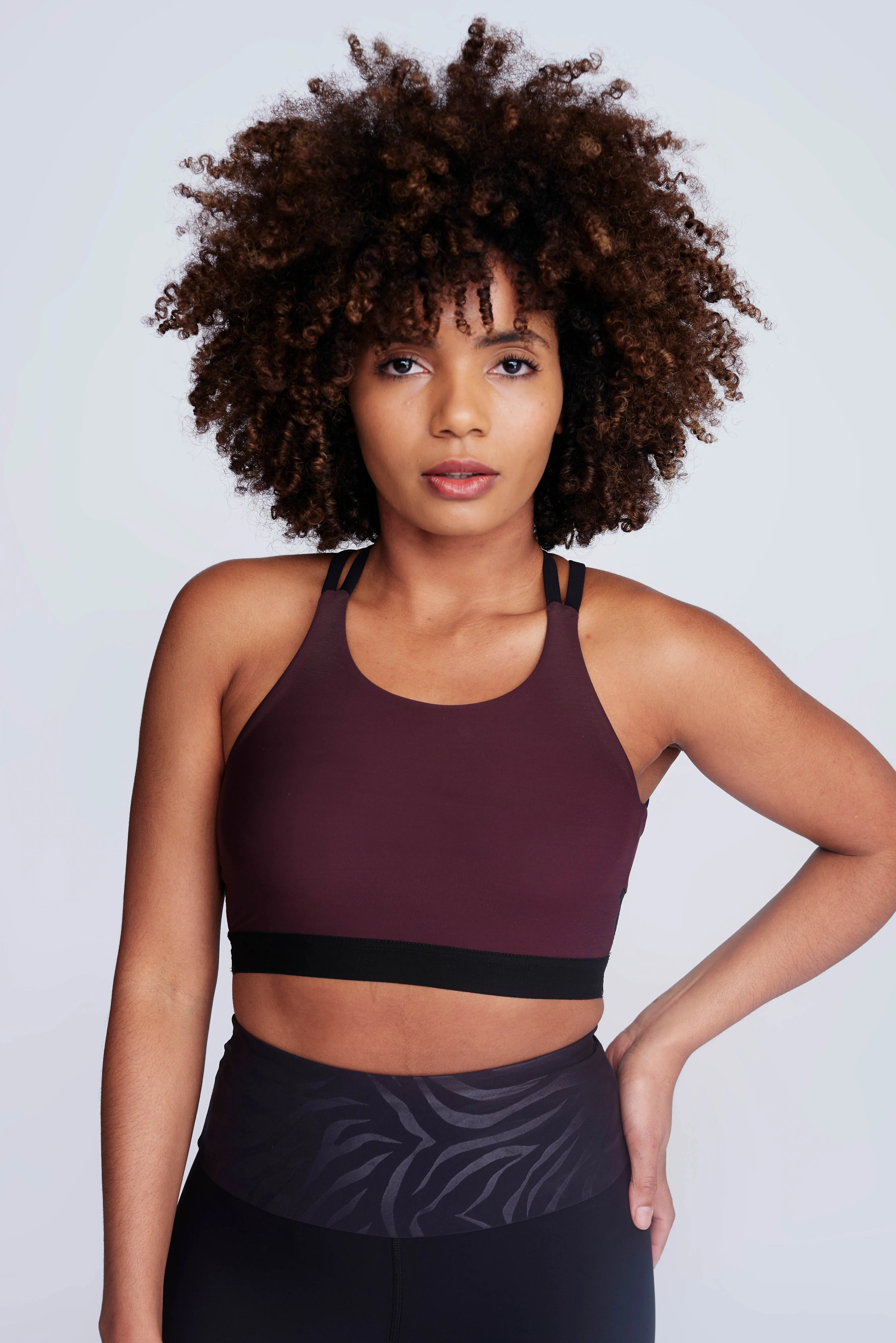 Ignite Sports Bra in Truffle