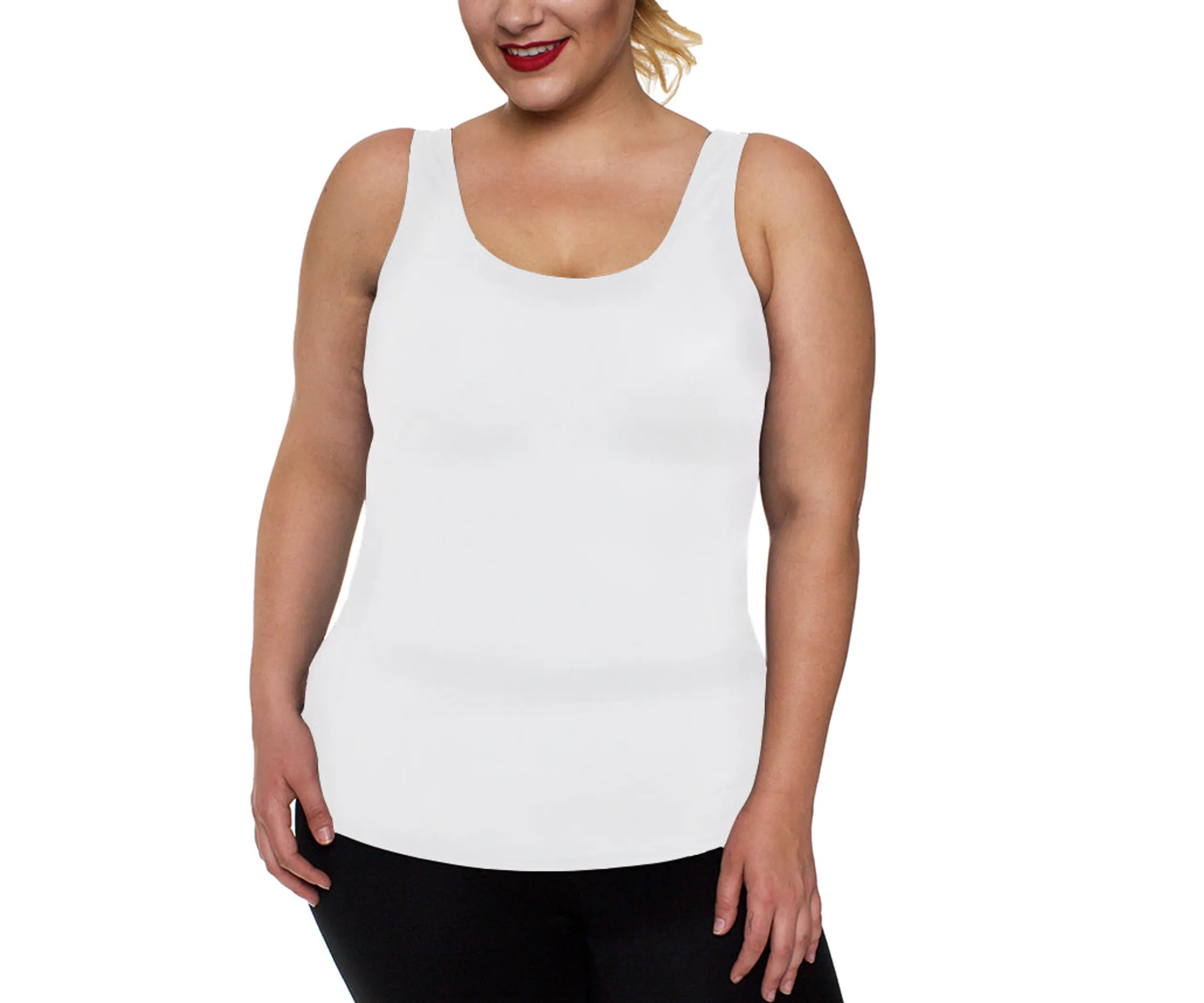 InstantFigure  Scoop Tank Top Curvy Shapewear