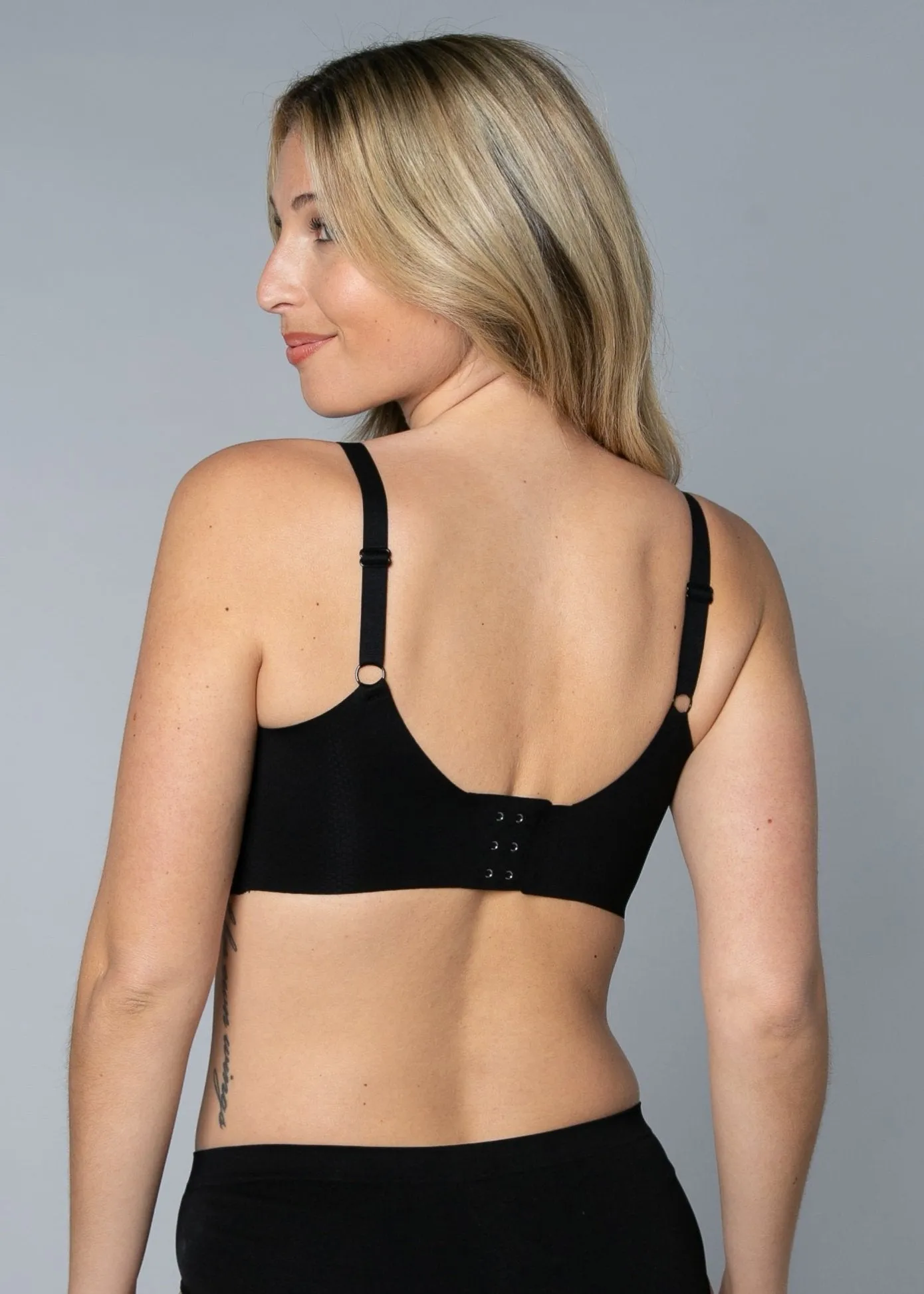 Invisible Edge Shear Sculpt with Lace Overlay Bra