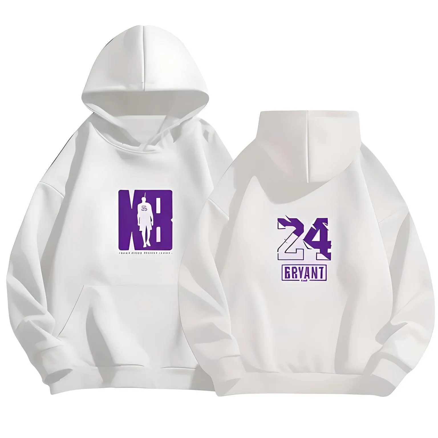 KB 24 Basketball Hoodie Trend Casual Hoodie Essential Hoodie S-3XL