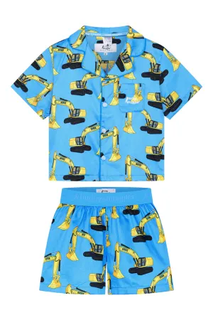 Kids Pyjama Set in Diggers