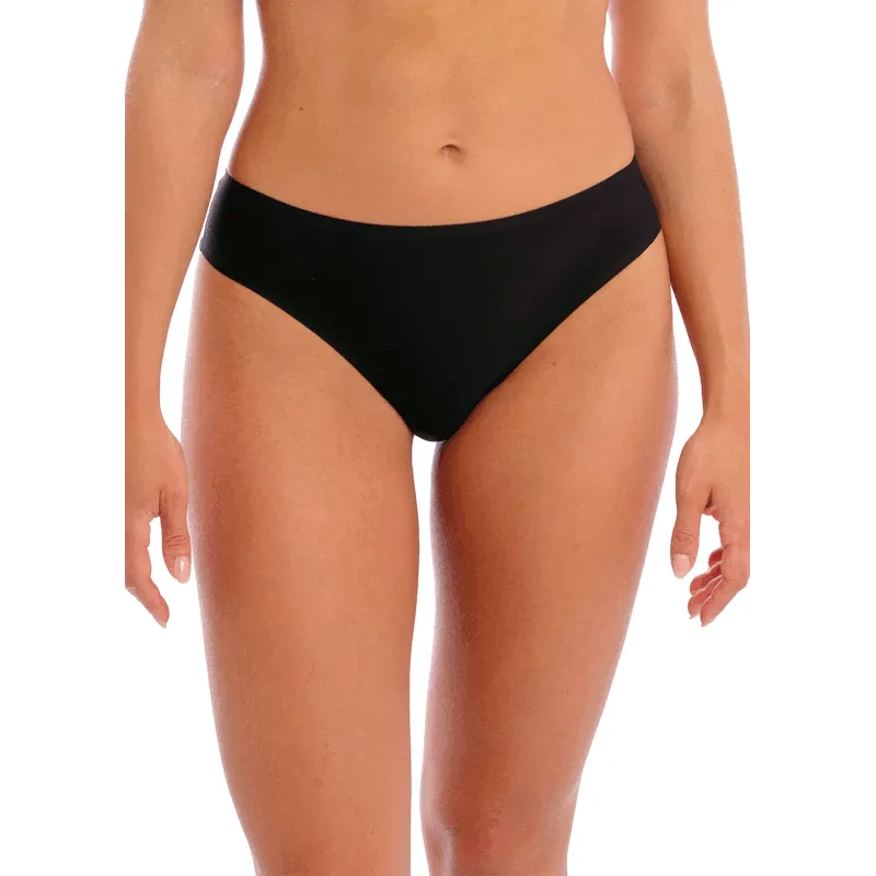 Lace Ease Invisible Stretch Thong Black - Fantasie