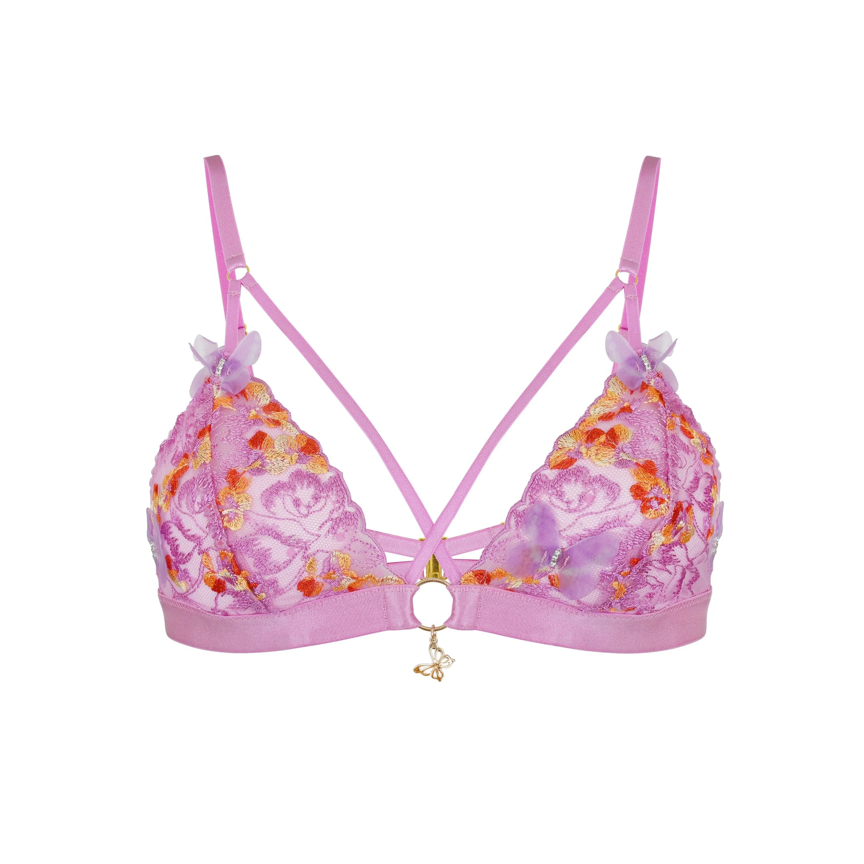 Madame X Pink Strappy Bralette