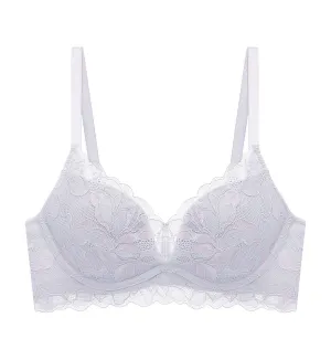 Magnolia Lace Wired Push Up Deep V Bra