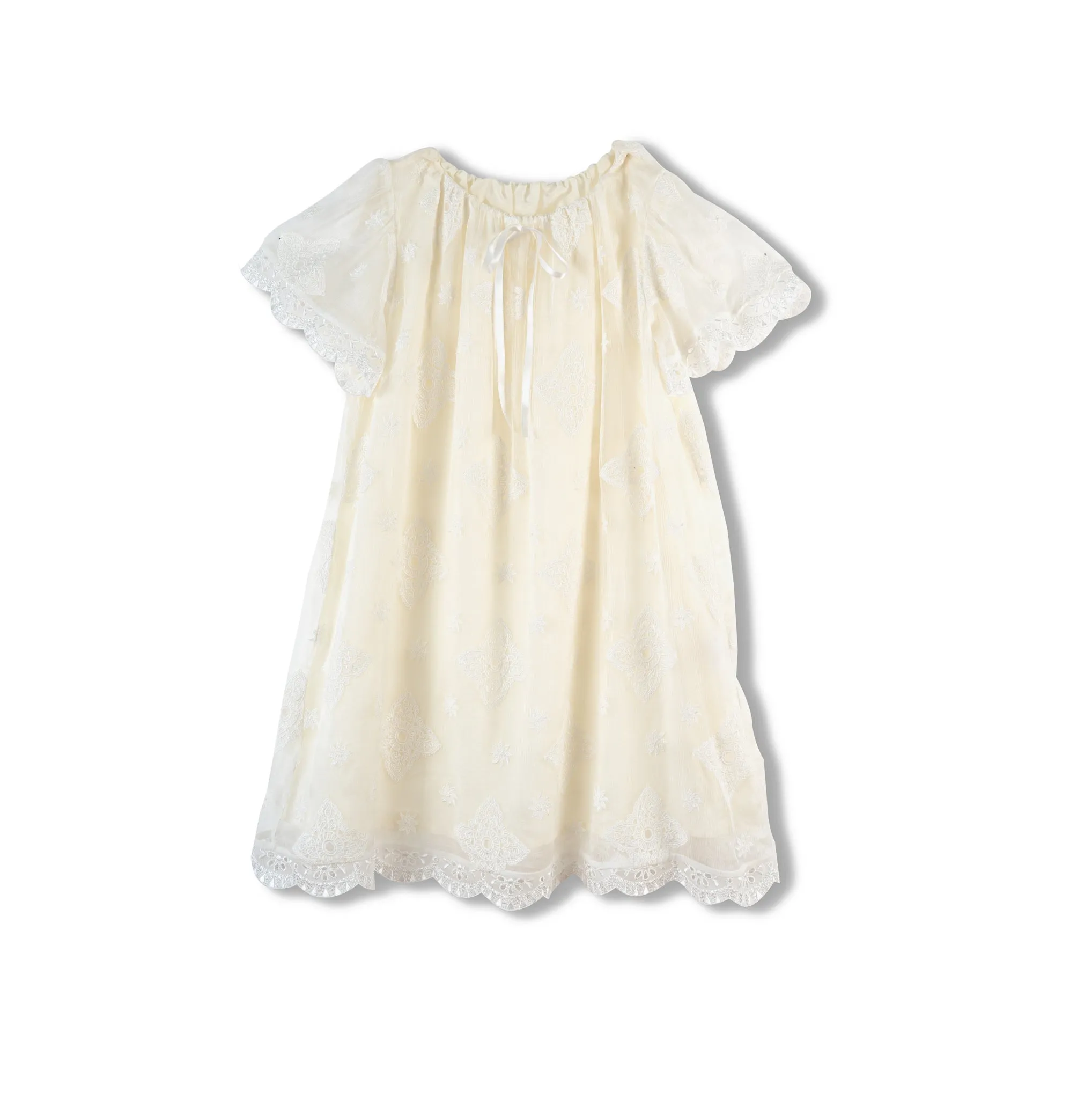 MARGARET GIRLS’ SILK NIGHTDRESS