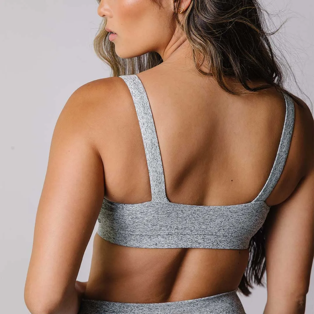 Momentum Bra, Heather Grey