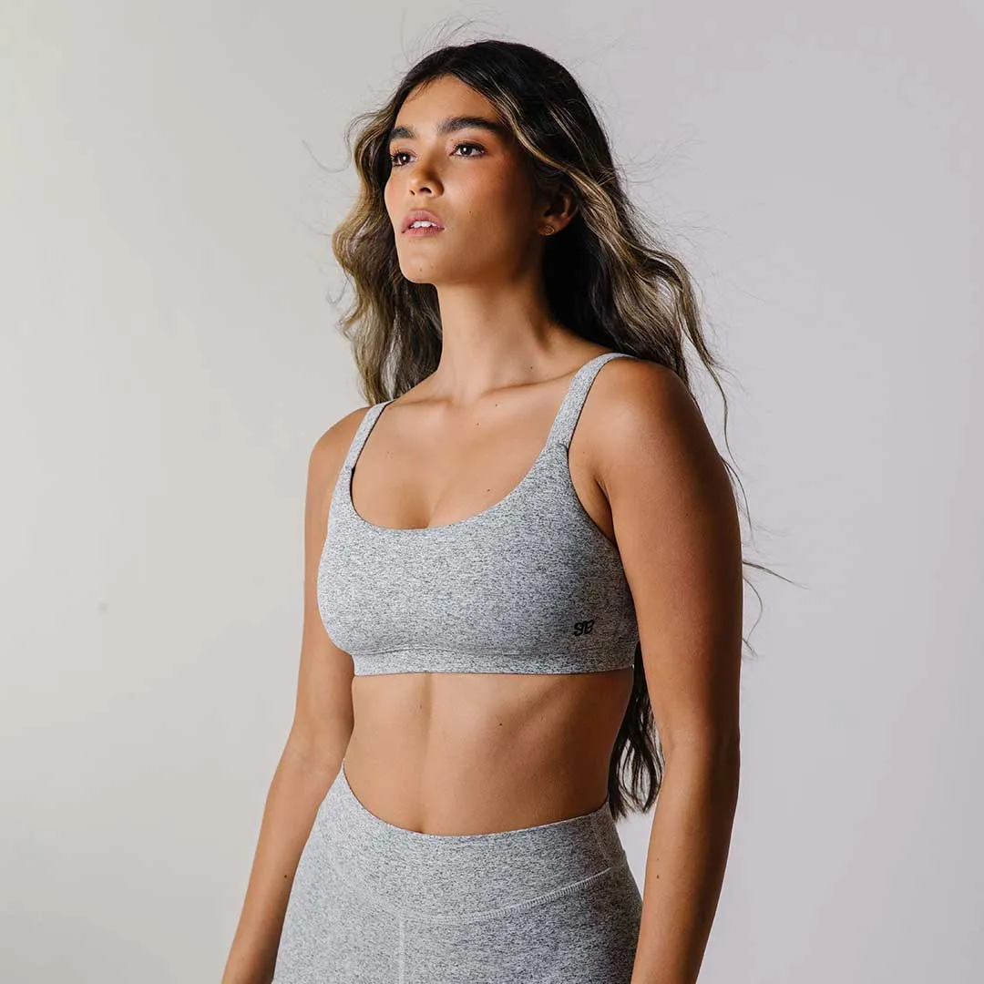 Momentum Bra, Heather Grey