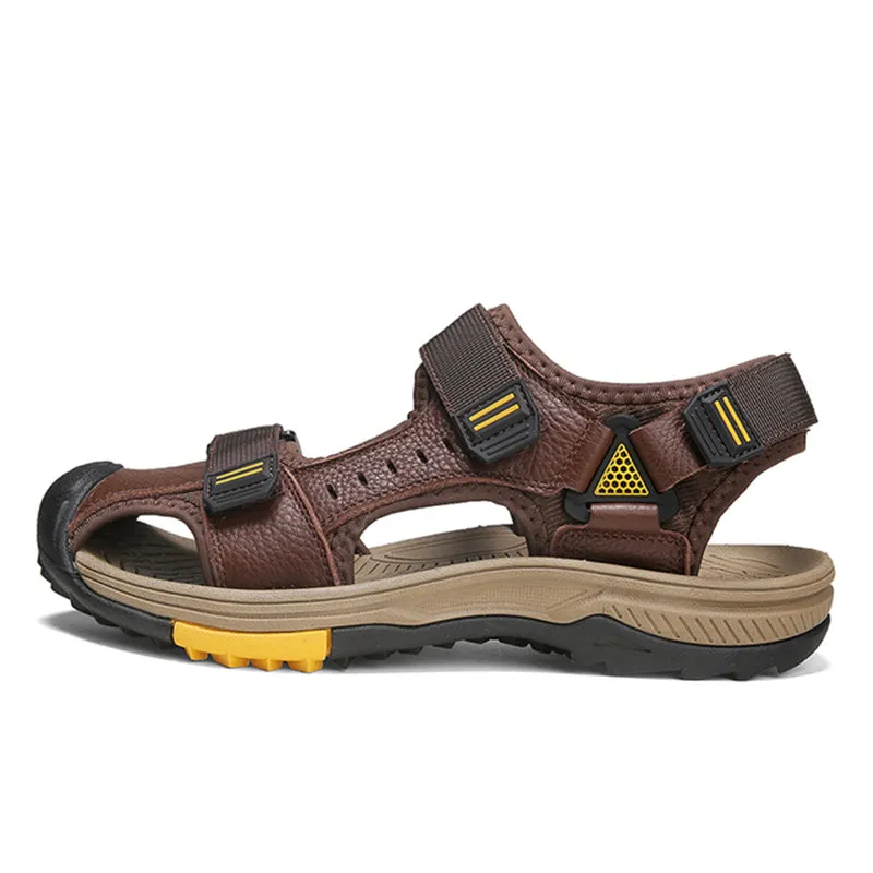 New Casual Men's Outdoor Hook And Loop Sandals