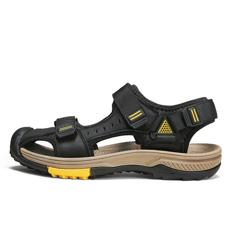 New Casual Men's Outdoor Hook And Loop Sandals