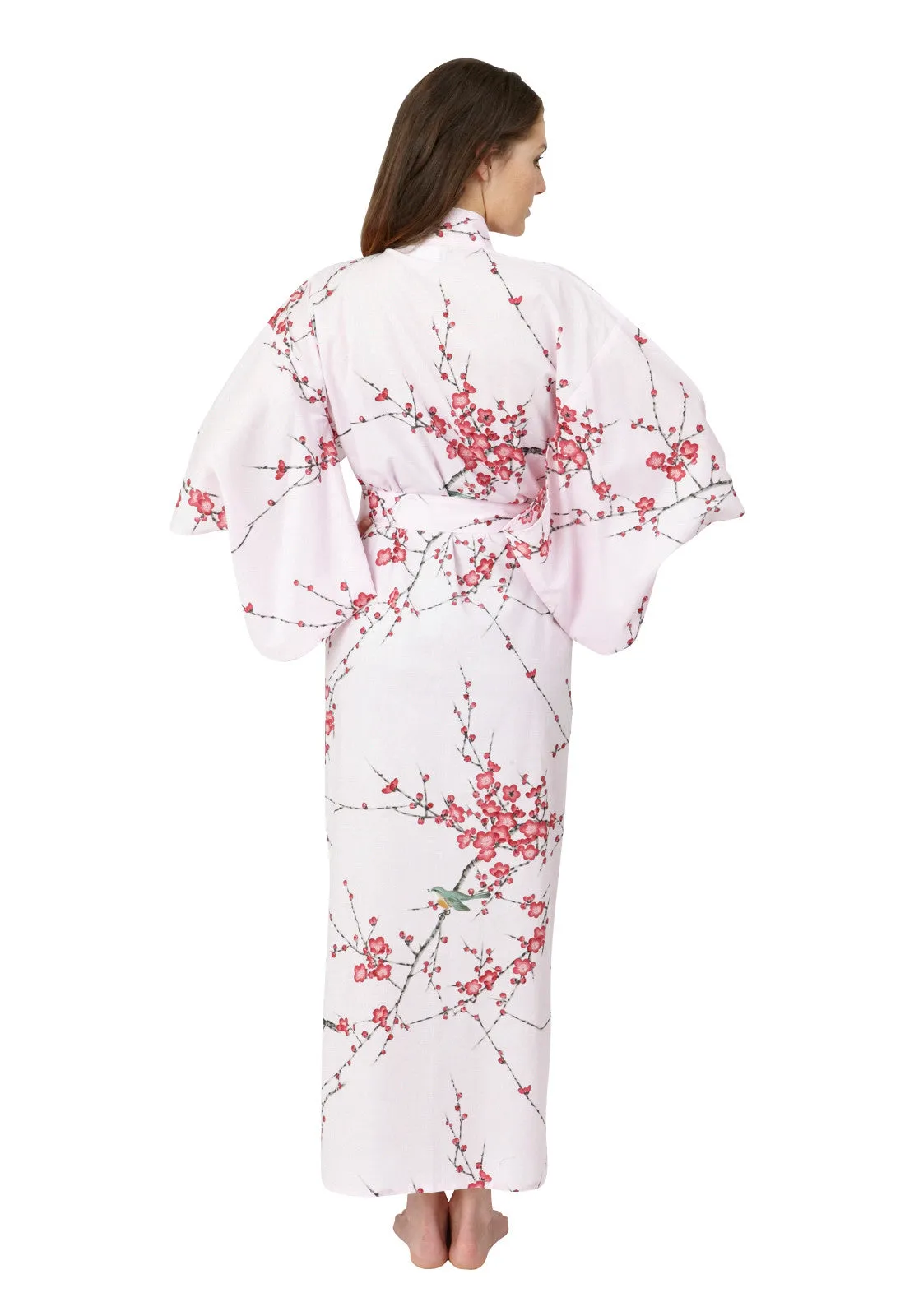 Plum & Warbler Womens Plus Size Cotton Kimono Robe