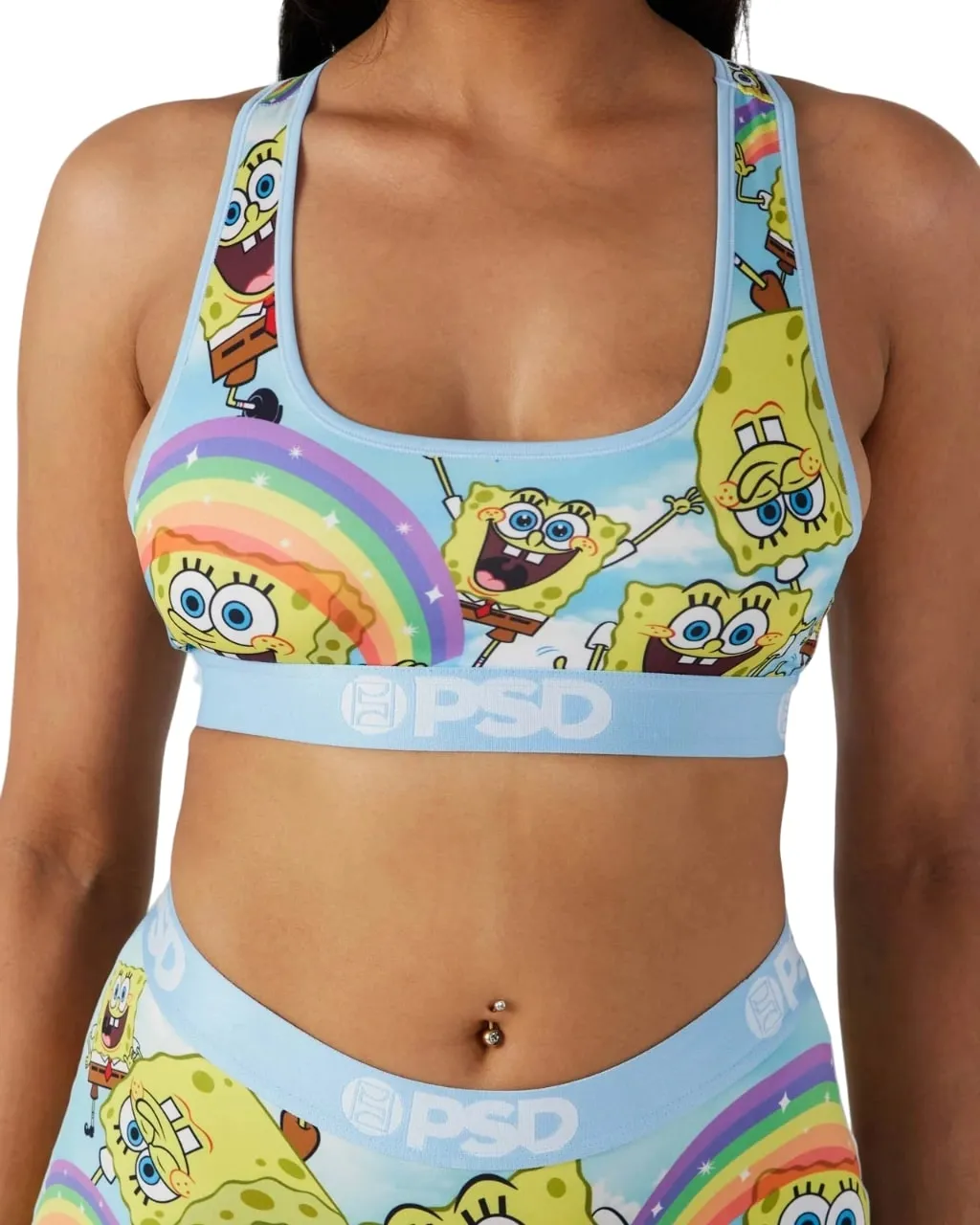 PSD Women's Spongebob Squarepants - Imagination Sports Bra