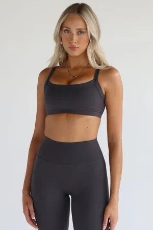 SCULPT Cross Back Crop - Ash