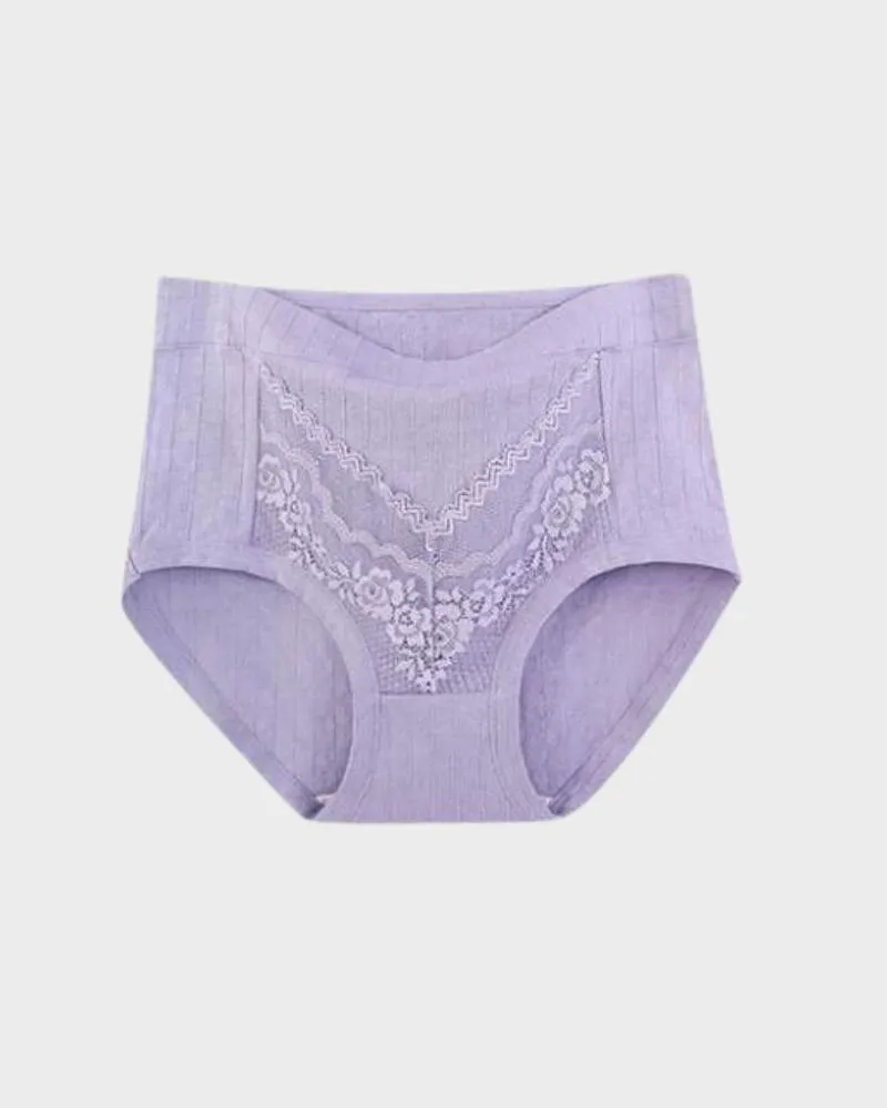 SheCurve® Plus Size LeakProof Lace Cotton Panties