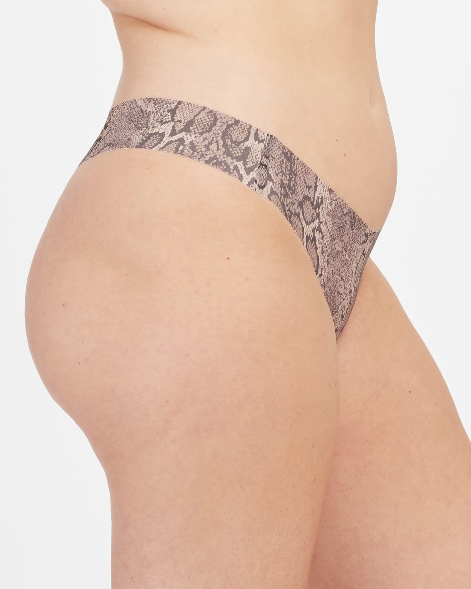 Spanx Under Statements Thong Neutral Snake