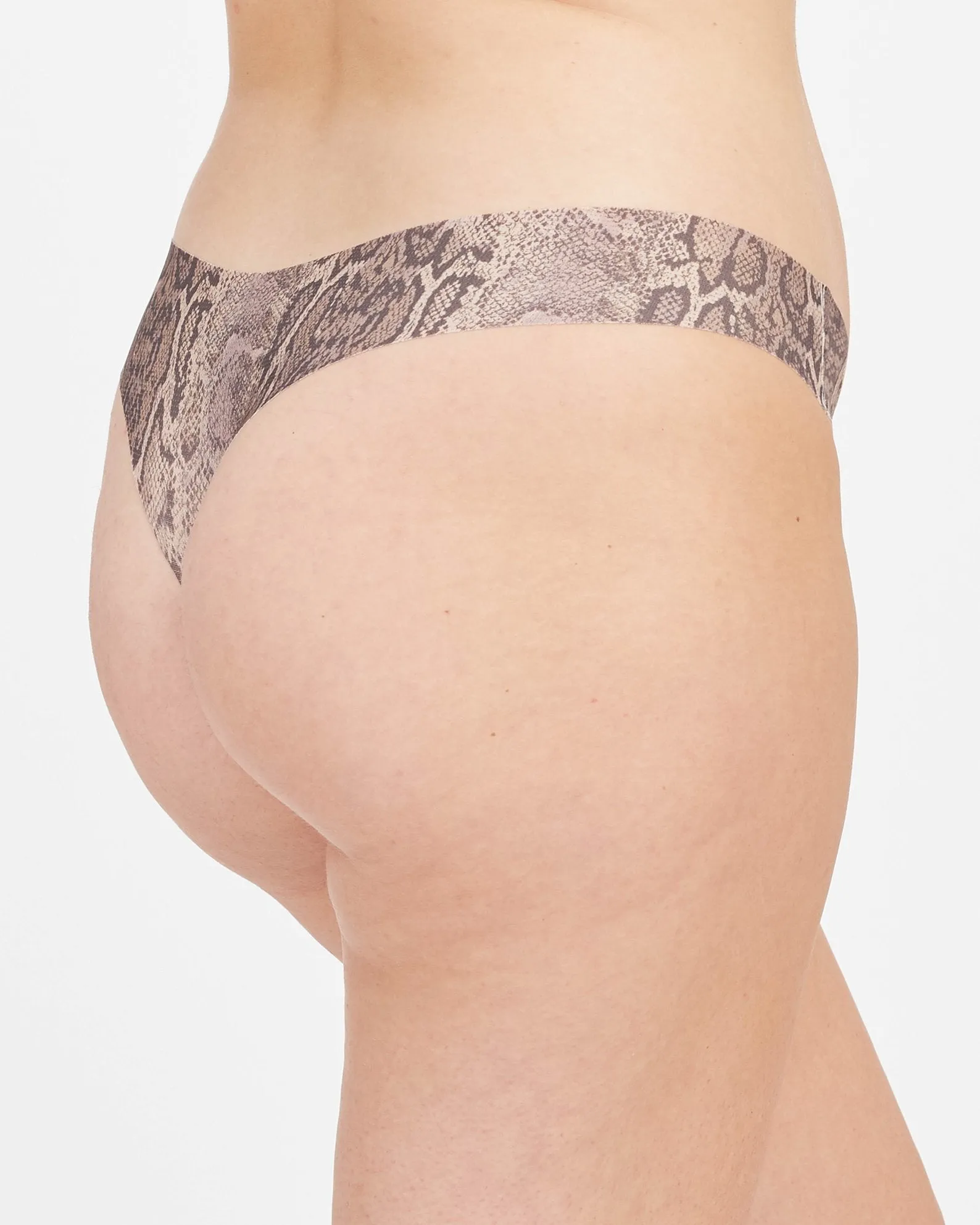 Spanx Under Statements Thong Neutral Snake