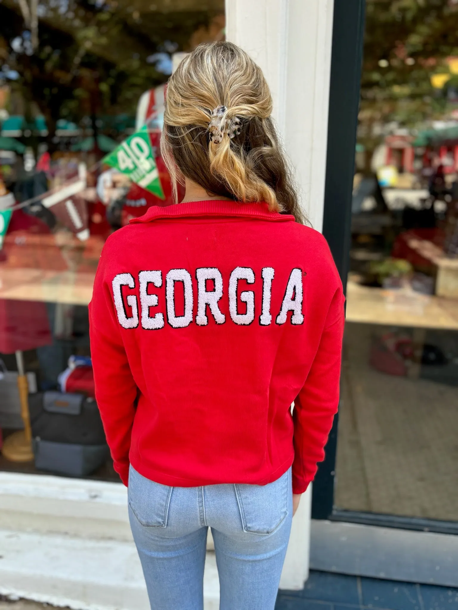 The Collared Sweatshirt Georgia