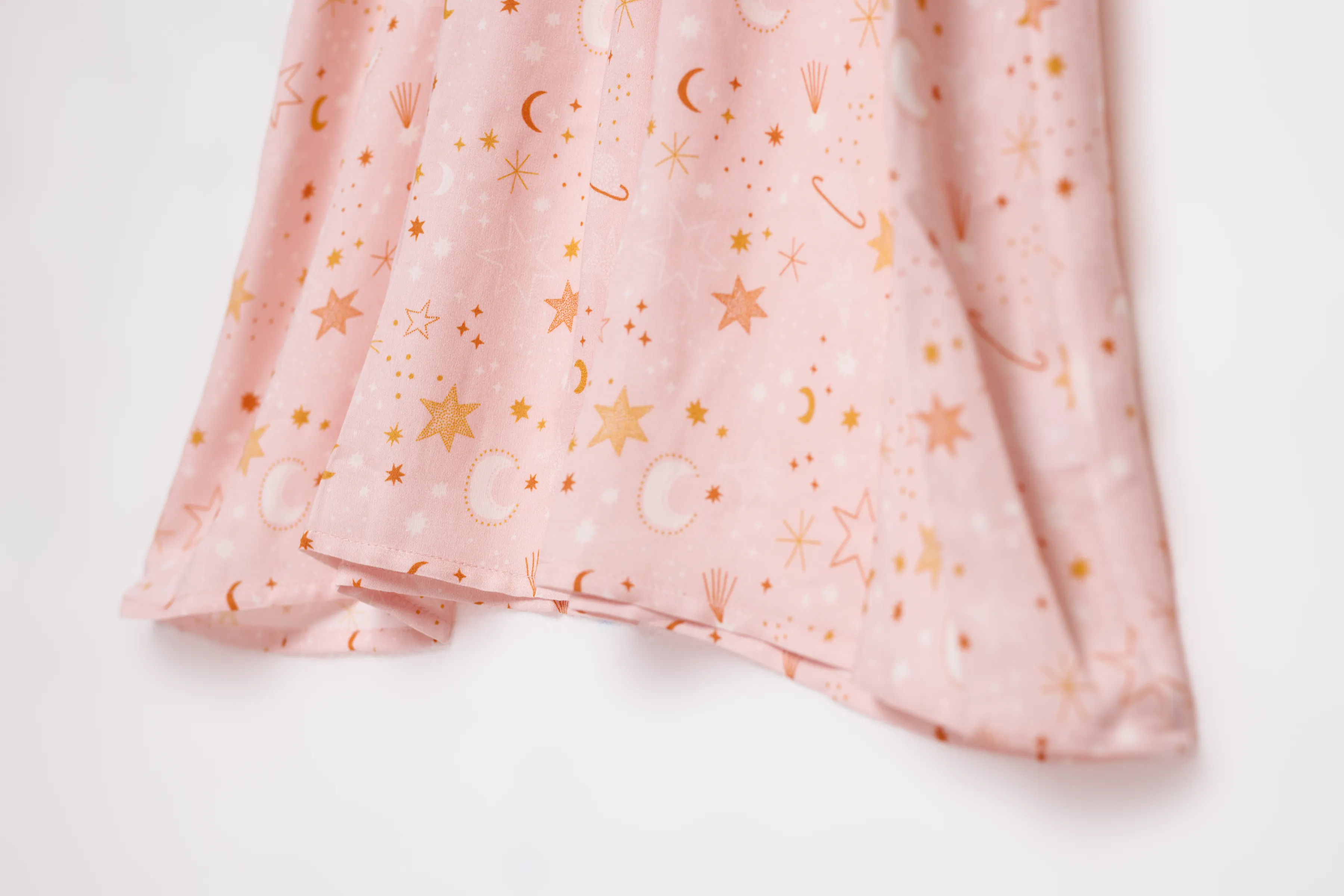 VICTORIA - GIRLS' NIGHTDRESS PINK STARS